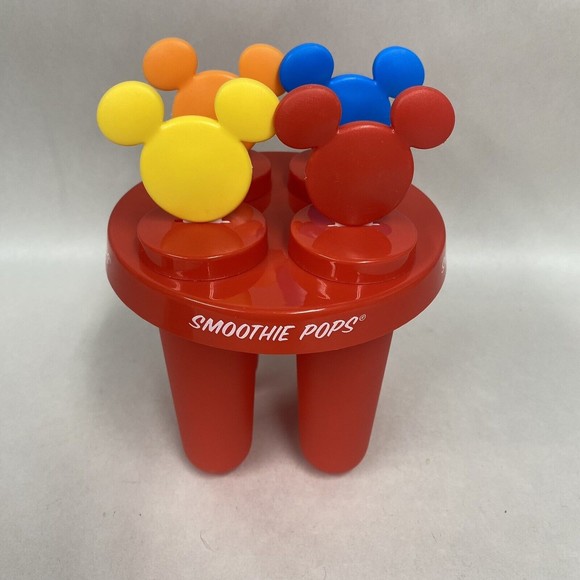 Disney Mickey Mouse Smoothie Pops Maker Frozen Fruity Popsicles Snacks - Picture 8 of 8